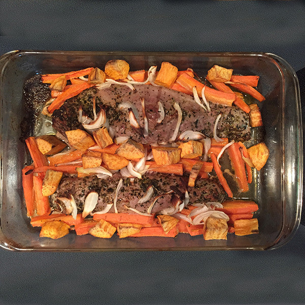 Harissa-Peach Pork Tenderloin – Manassas Olive Oil Company